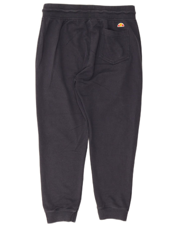 Ellesse Mens Graphic Tracksuit Trousers Joggers Large Navy Blue Cotton
