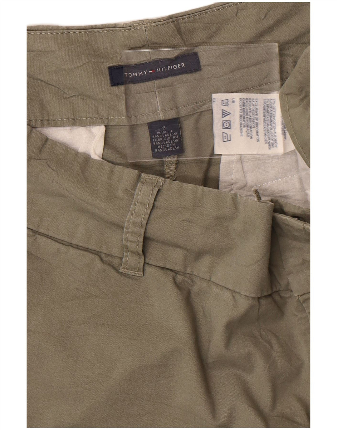 Tommy Hilfiger Womens Chino Shorts US 8 Medium W32  Khaki Cotton