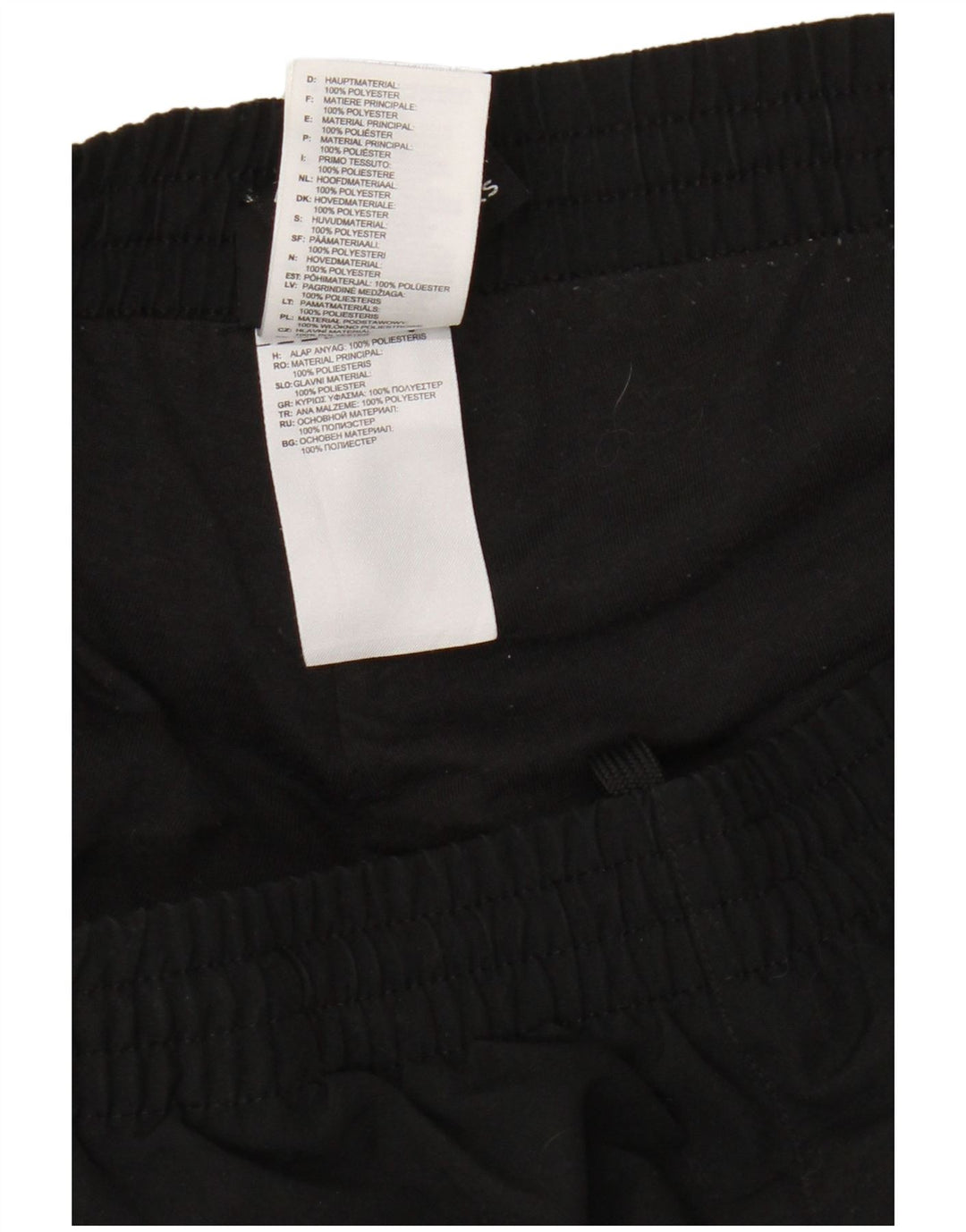 Adidas Mens Climalite Tracksuit Trousers Joggers Medium  Black Polyester