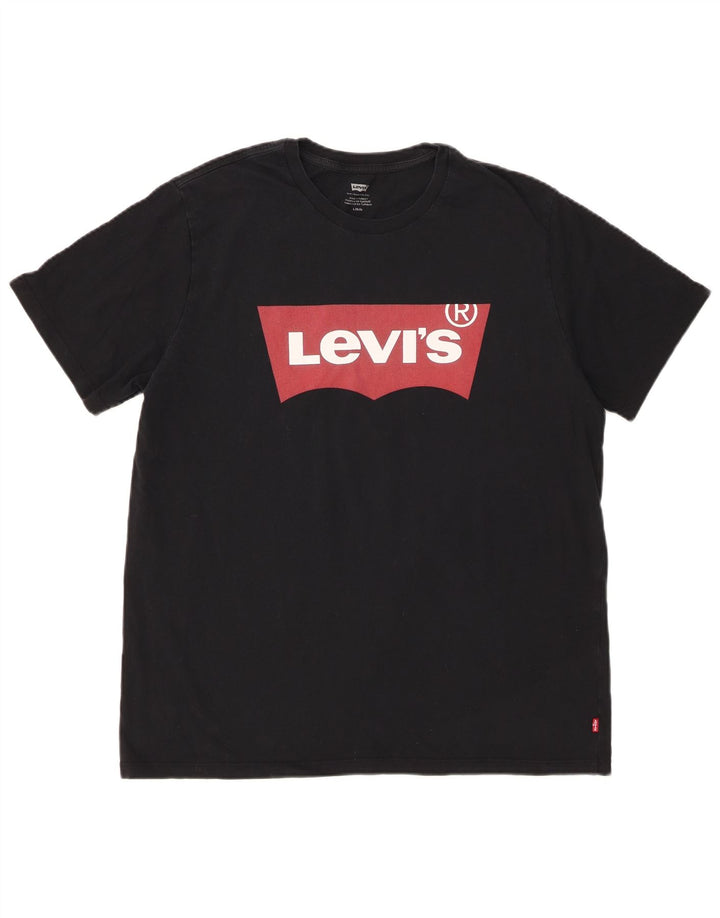 Levi's Mens Graphic T-Shirt Top Large Black