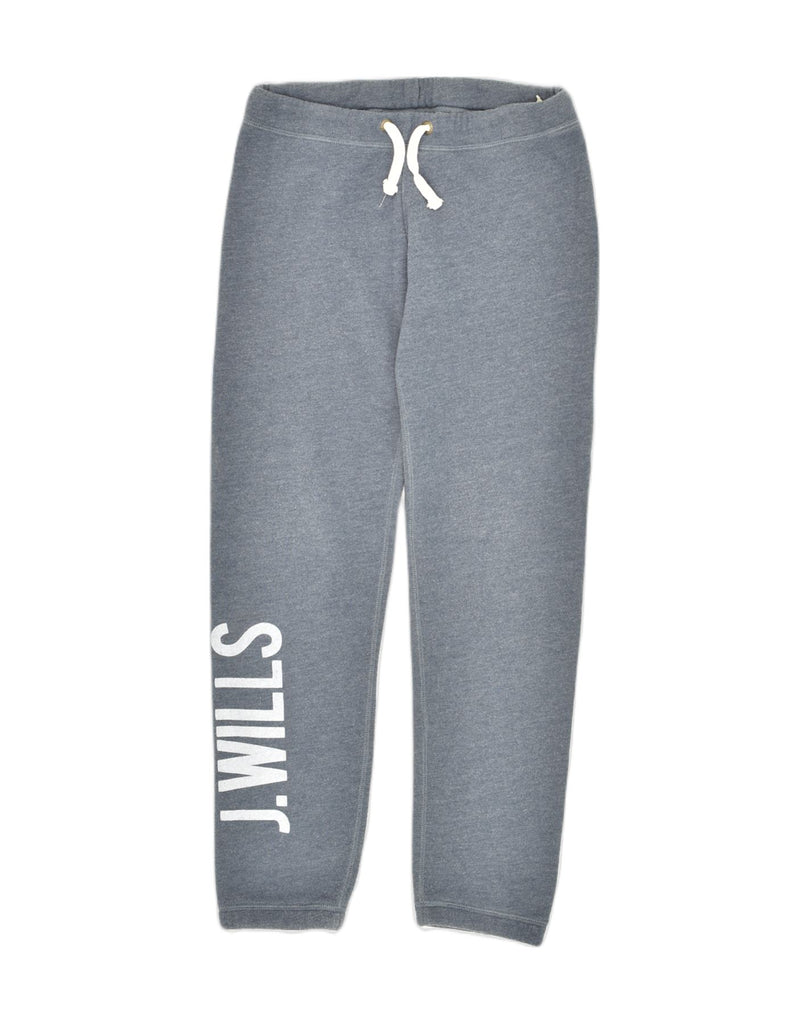 JACK WILLS Womens Graphic Tracksuit Trousers Joggers UK 8 Small Grey | Vintage Jack Wills | Thrift | Second-Hand Jack Wills | Used Clothing | Messina Hembry 