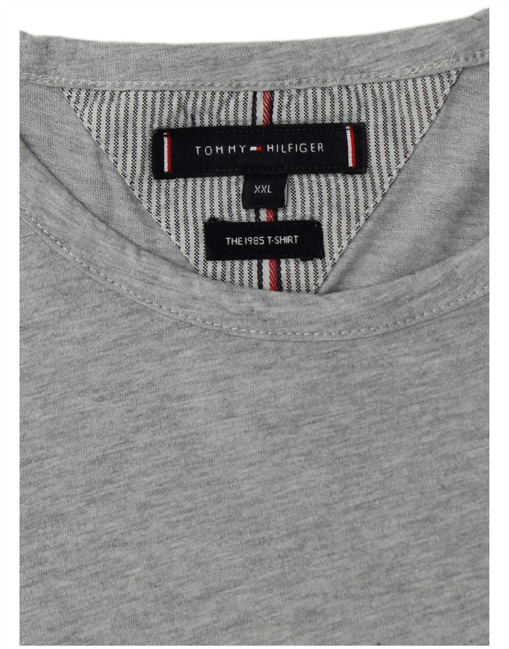 Tommy Hilfiger Mens T-Shirt Top 2XL Grey