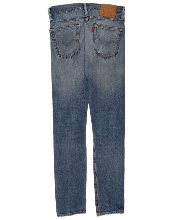 Levi's Mens 510 Distressed Skinny Jeans W29 L30 Blue Cotton