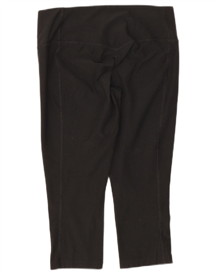 Nike Womens Dri Fit Capri Leggings UK 12 Medium  Black