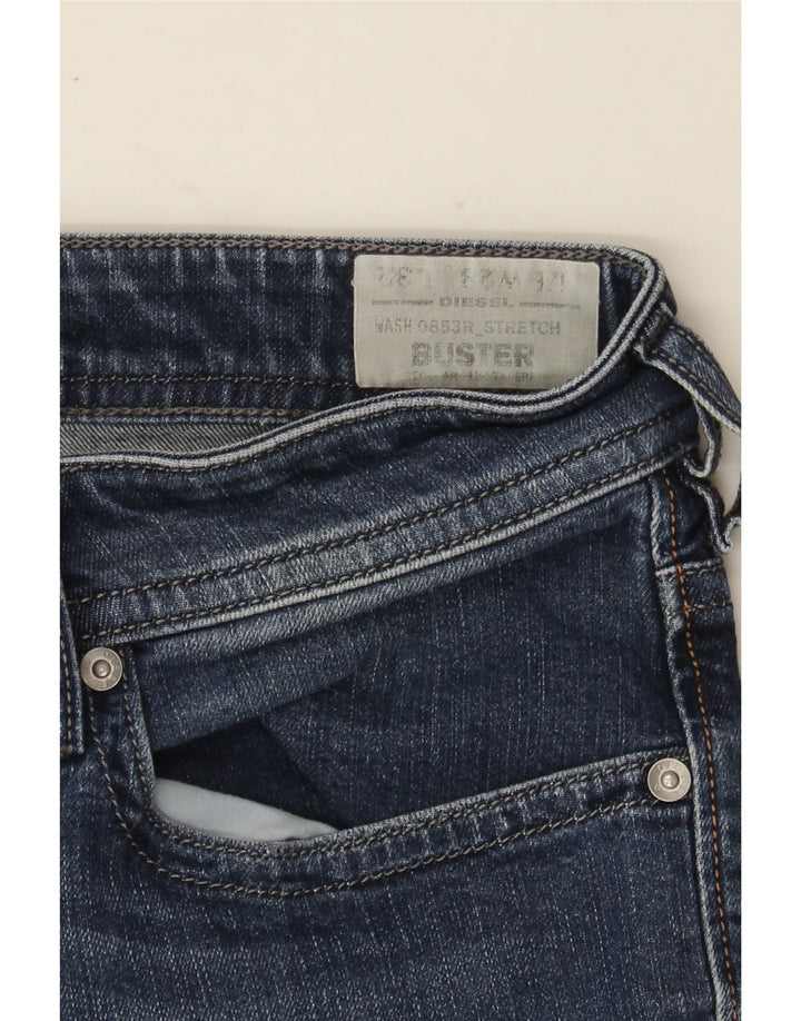 DIESEL Womens Buster Slim Jeans W28 L31 Navy Blue Cotton Vintage Diesel and Second-Hand Diesel from Messina Hembry 
