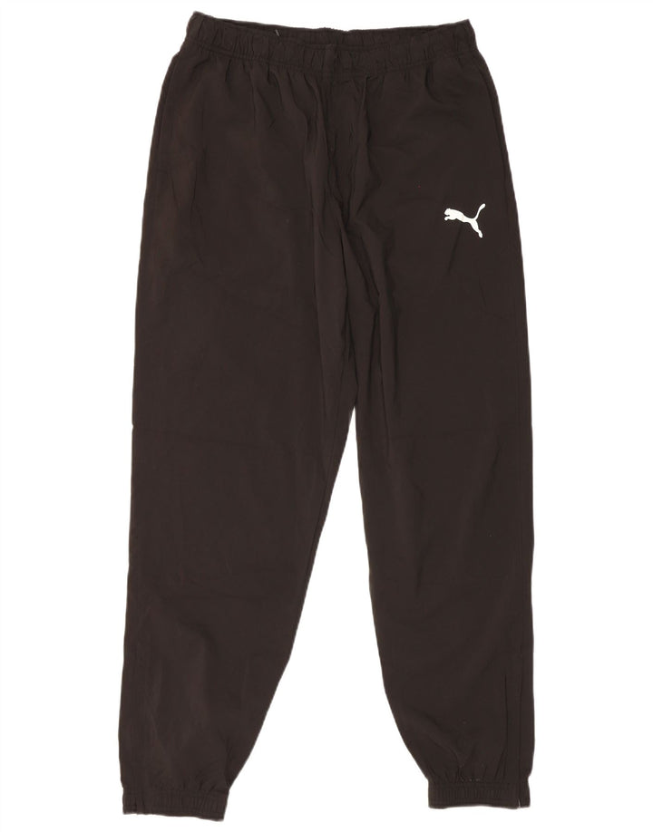 Puma Mens Tracksuit Trousers Joggers Large Black Polyester
