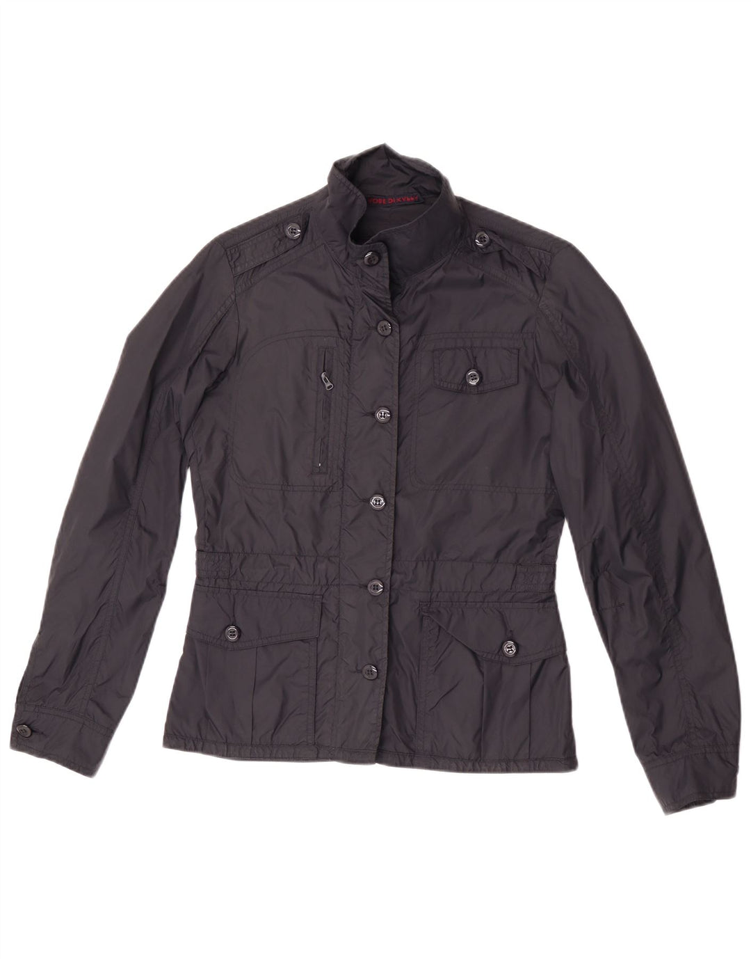 Kappa Womens Military Jacket UK 6 XS Black Polyamide