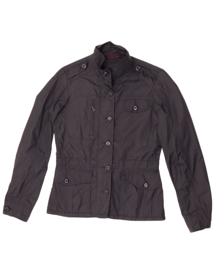 Kappa Womens Military Jacket UK 6 XS Black Polyamide