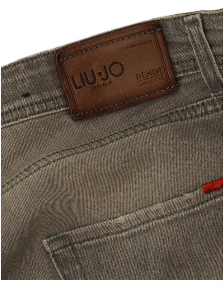 Liu Jo Mens Slim Jeans W36 L31 Grey