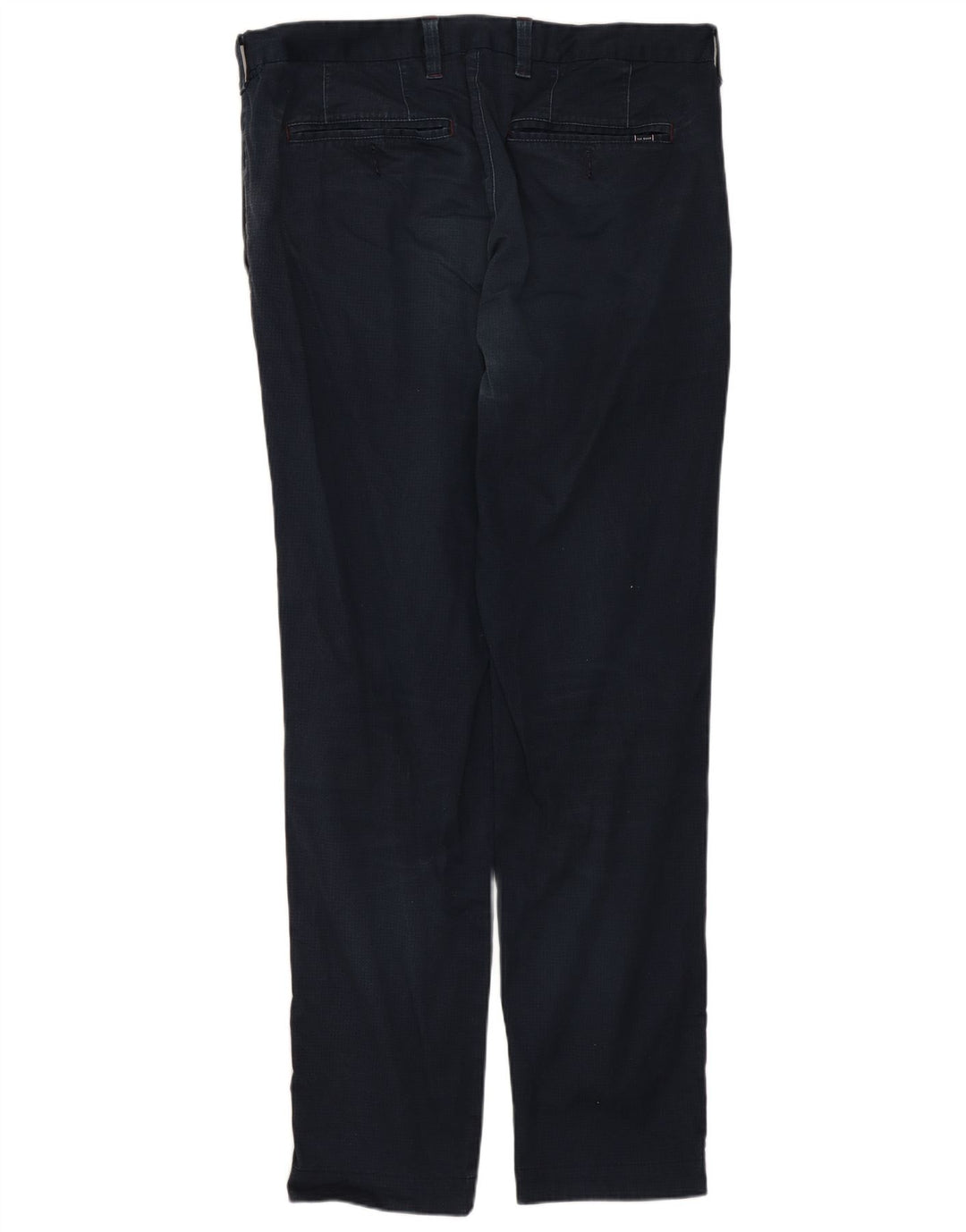 Ted Baker Mens Slim Suit Trousers W30 L29 Navy Blue Cotton