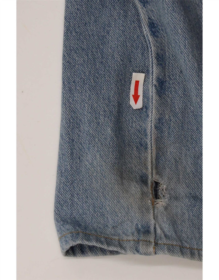Levi's Mens Straight Jeans W30 L30 Blue Cotton