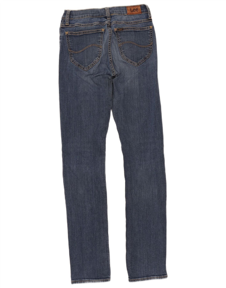 Lee Womens Jade Slim Jeans W27 L33 Blue Cotton