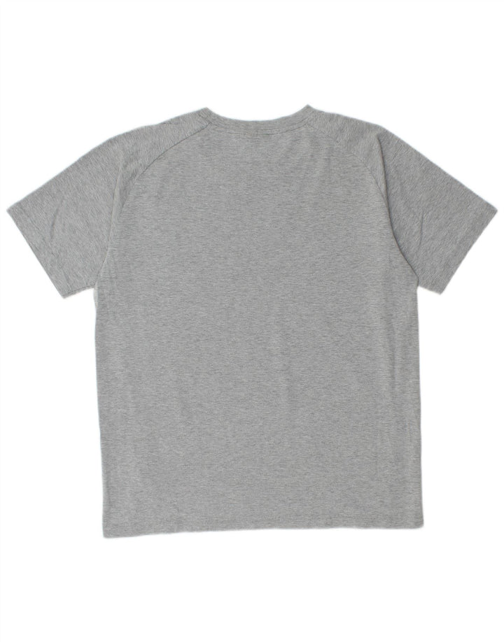 PUMA Mens Graphic T-Shirt Top Medium Grey Cotton