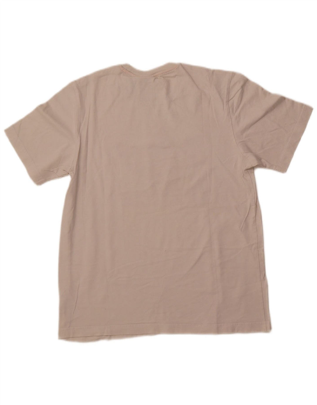 ADIDAS Mens Graphic T-Shirt Top Medium Off White Cotton
