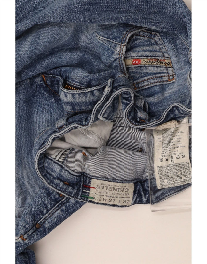 DIESEL Womens Chinelle Slim Tapered Cropped Jeans W27 L24 Blue Cotton Vintage Diesel and Second-Hand Diesel from Messina Hembry 