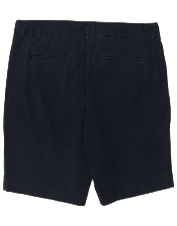 J. CREW Womens Chino Shorts US 6 Medium W32 Navy Blue Cotton