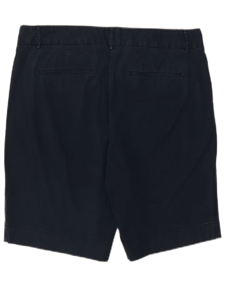 J. CREW Womens Chino Shorts US 6 Medium W32 Navy Blue Cotton
