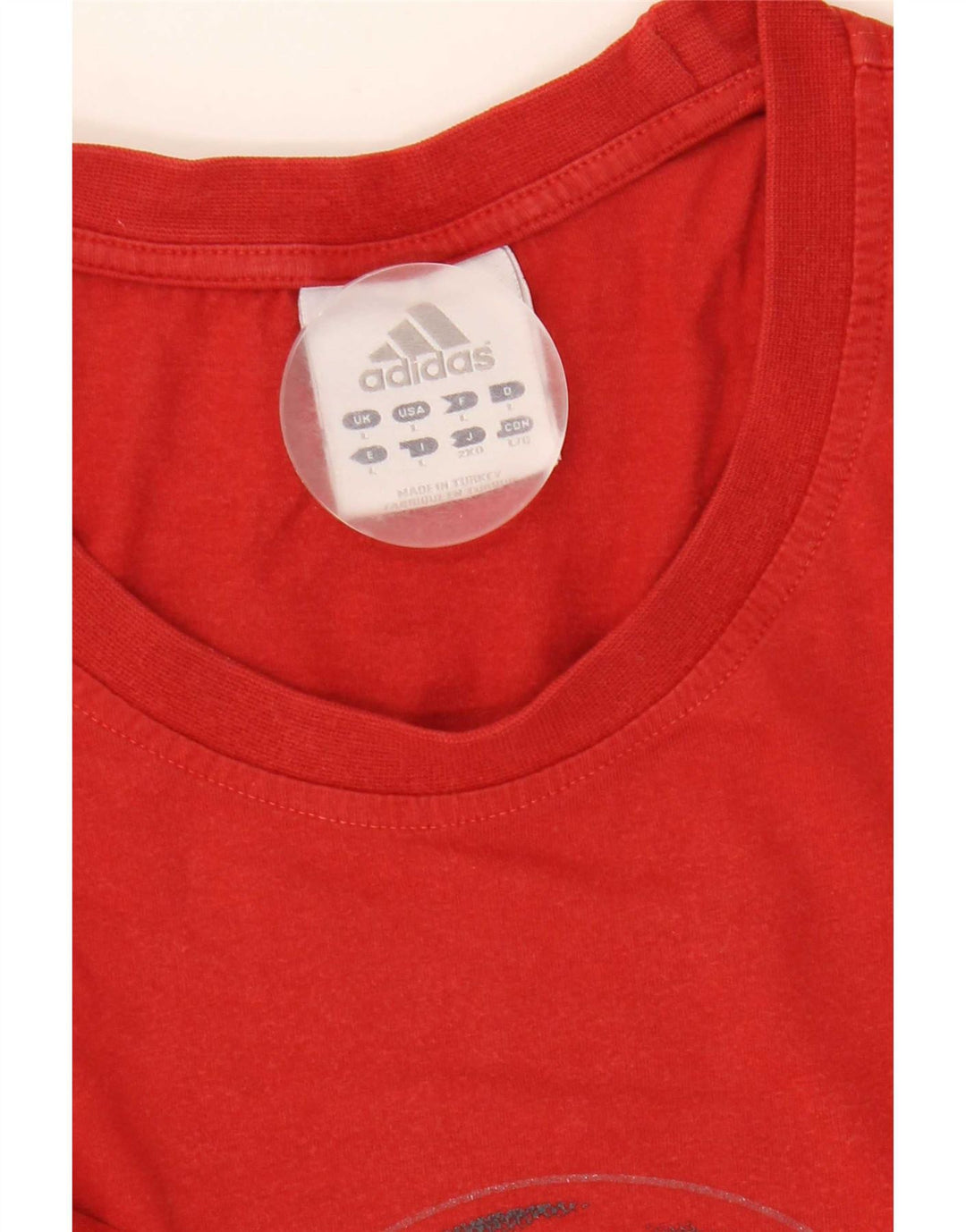 Adidas Mens Graphic T-Shirt Top Large Red