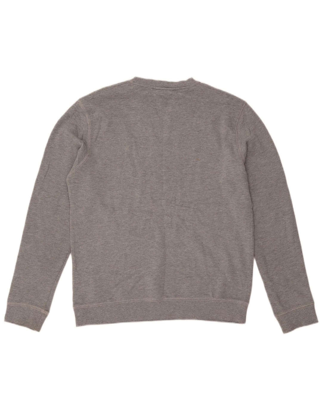 PENGUIN Mens Graphic Sweatshirt Jumper Large Grey Cotton