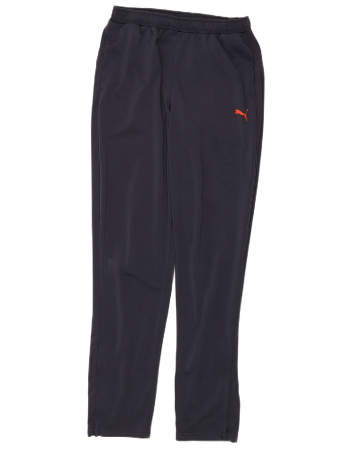 PUMA Boys Tracksuit Trousers 15-16 Years  Navy Blue Polyester
