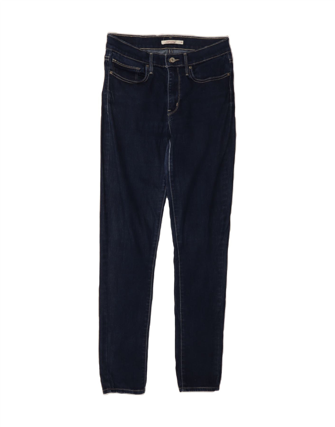 LEVI'S Womens Slimming Skinny Jeans W30 L32  Navy Blue Vintage Levi's and Second-Hand Levi's from Messina Hembry 