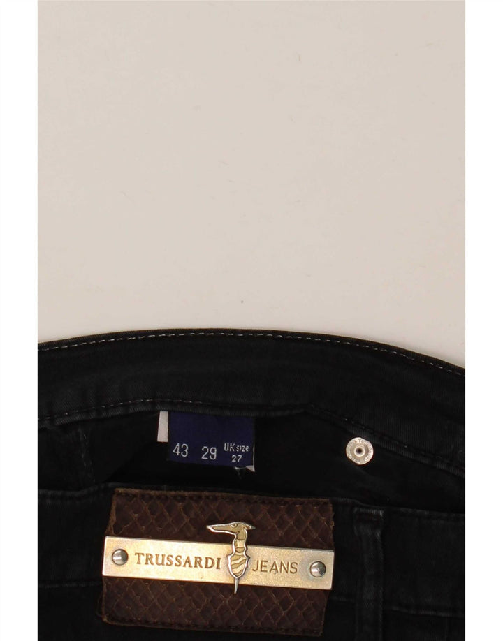 Trussardi Womens Straight Jeans W27 L28 Black