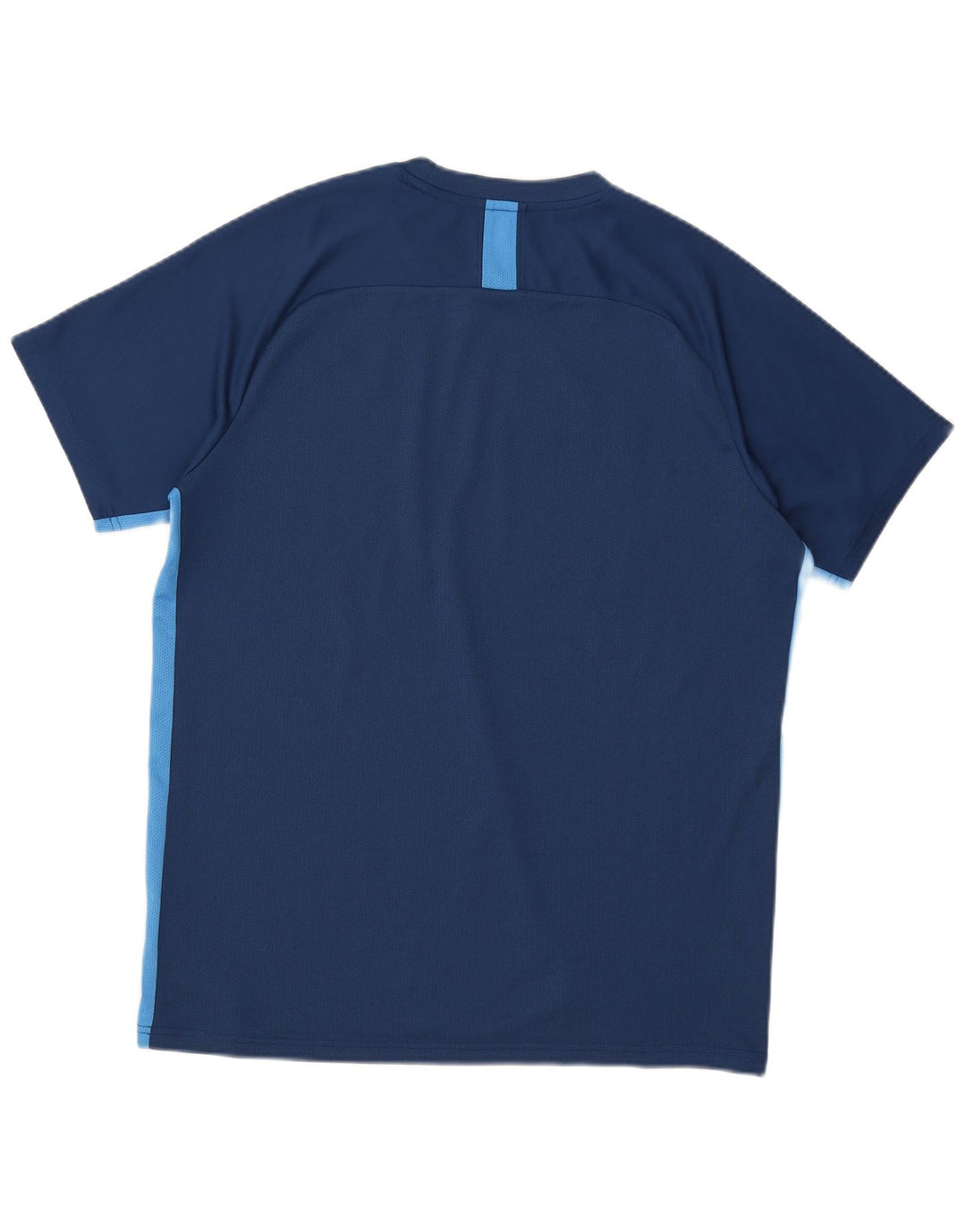 Nike Mens Dri Fit T-Shirt Top XL Blue Colourblock
