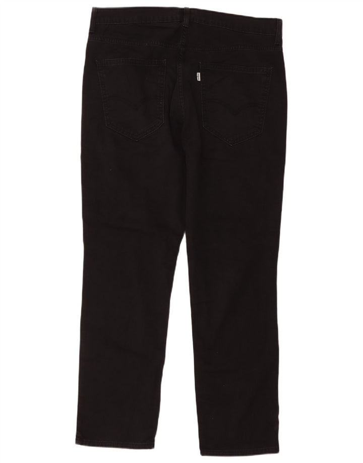 Levi's Mens Chino Trousers W36 L30 Black Cotton