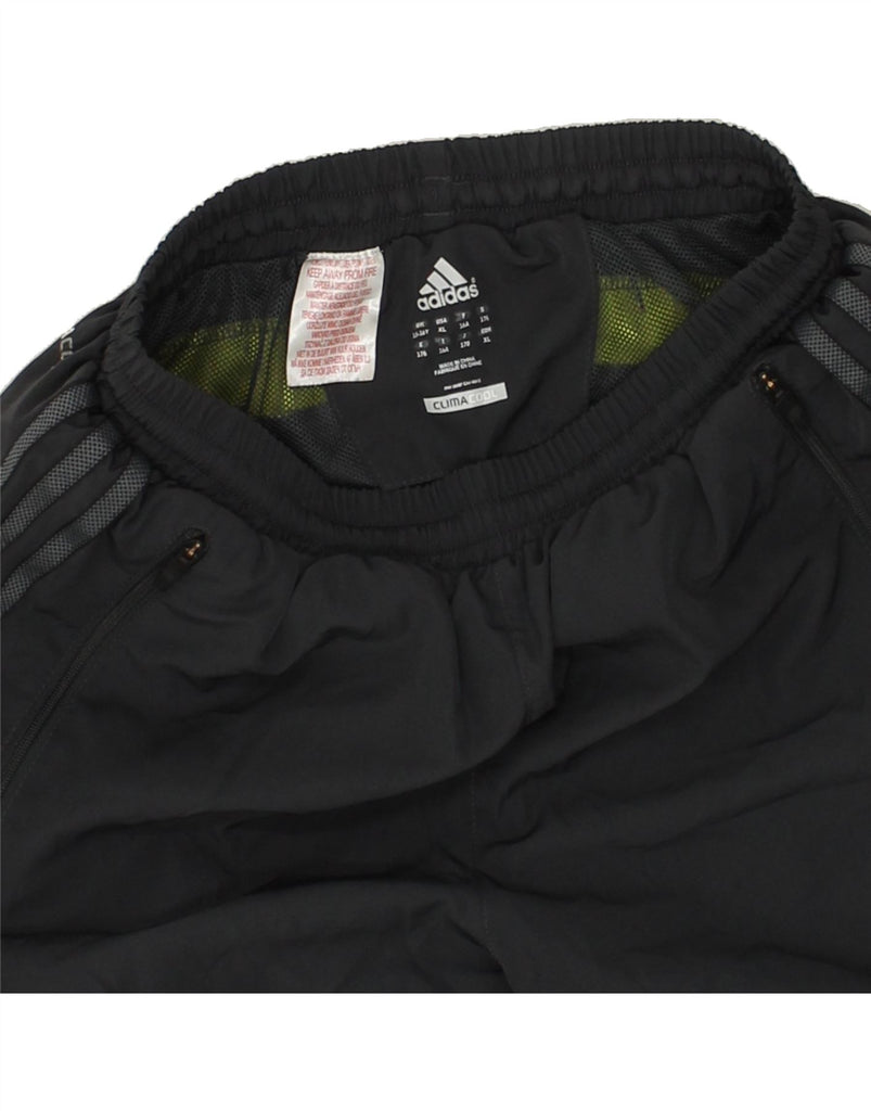 ADIDAS Boys Climacool Tracksuit Trousers Joggers 15-16 Years Grey | Vintage Adidas | Thrift | Second-Hand Adidas | Used Clothing | Messina Hembry 