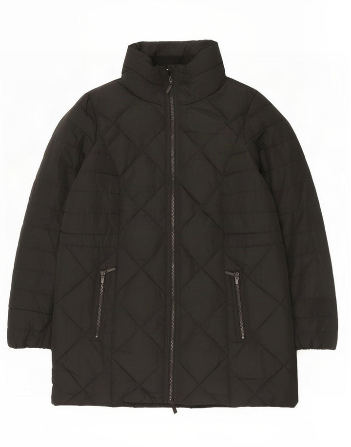 Marks & Spencer Womens Padded Coat UK 18 XL Black Polyester