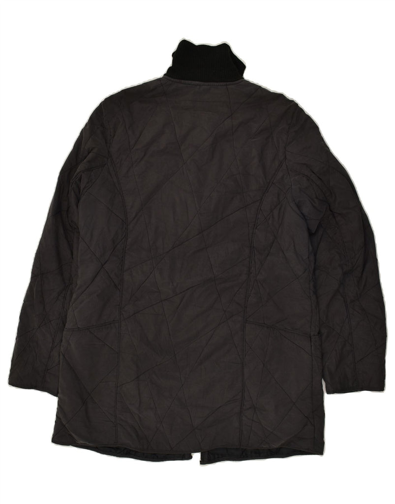 LONDON FOG Womens Quilted Jacket UK 16 Large Black Polyester | Vintage London Fog | Thrift | Second-Hand London Fog | Used Clothing | Messina Hembry 