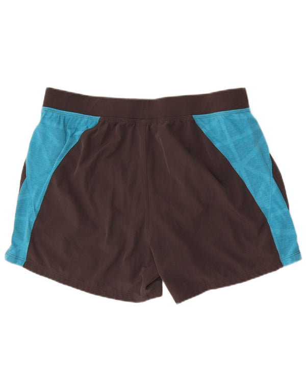 Under Armour Mens Heat Gear Sport Shorts XL Grey Colourblock