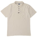 Reebok Mens Polo Shirt Medium White Cotton