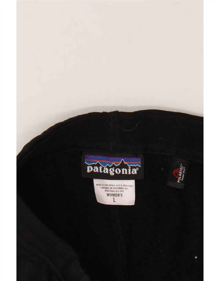 Patagonia Womens Polartec Leggings UK 16 Large Black Polyester