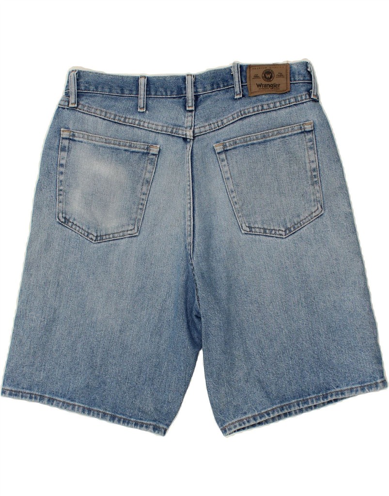 WRANGLER Mens Denim Shorts W34 Large Blue Cotton Vintage Wrangler and Second-Hand Wrangler from Messina Hembry 