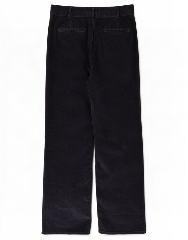 Fat Face Womens Straight Corduroy Trousers UK 12 Medium W30 L30 Navy Blue