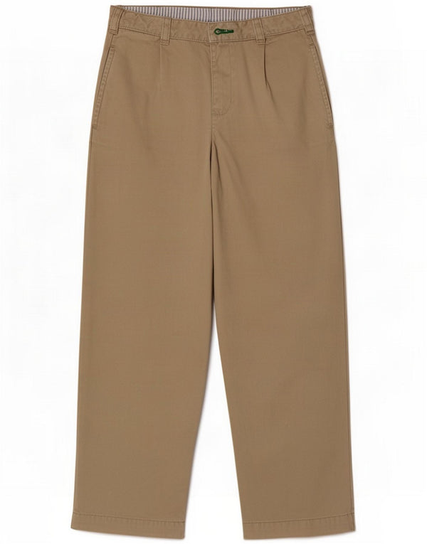 Tommy Hilfiger Boys Loose Fit Chino Trousers 6-7 Years W22 L21 Beige Cotton