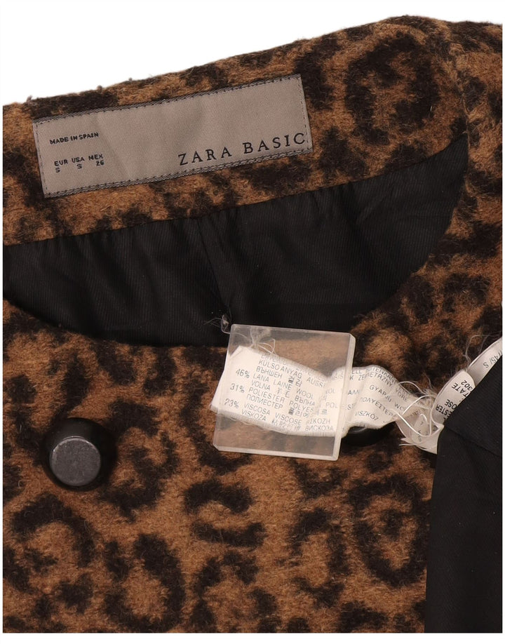 Womens Double Breasted Coat UK 10 Small