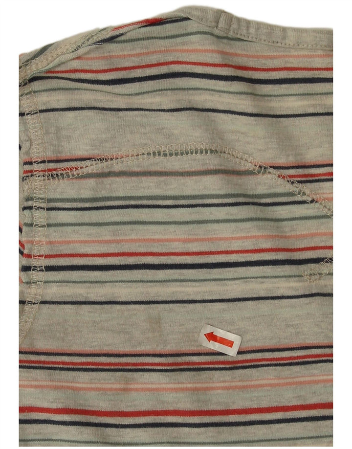 Levi's Womens Top Long Sleeve UK 10 Small Multicoloured Striped