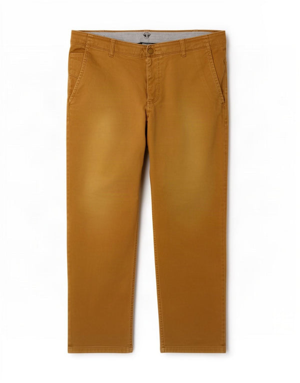 Dickies Mens Straight Casual Trousers W38 L29 Beige Cotton