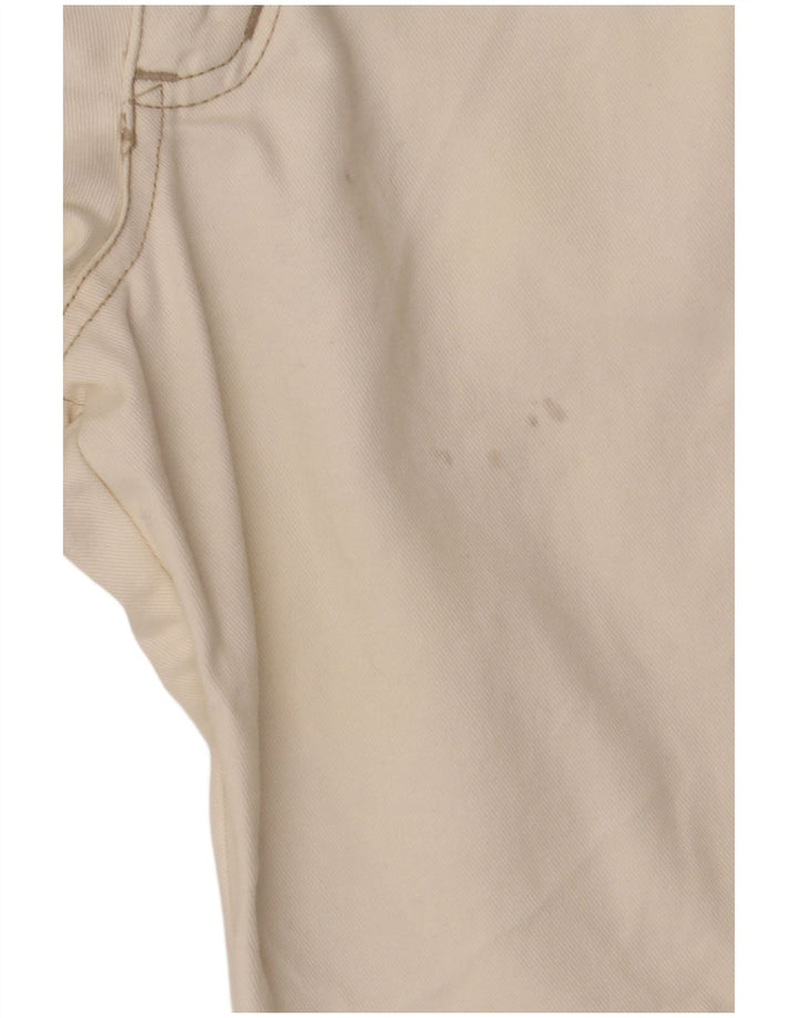 Vintage Mens Cargo Shorts W38 XL White Cotton