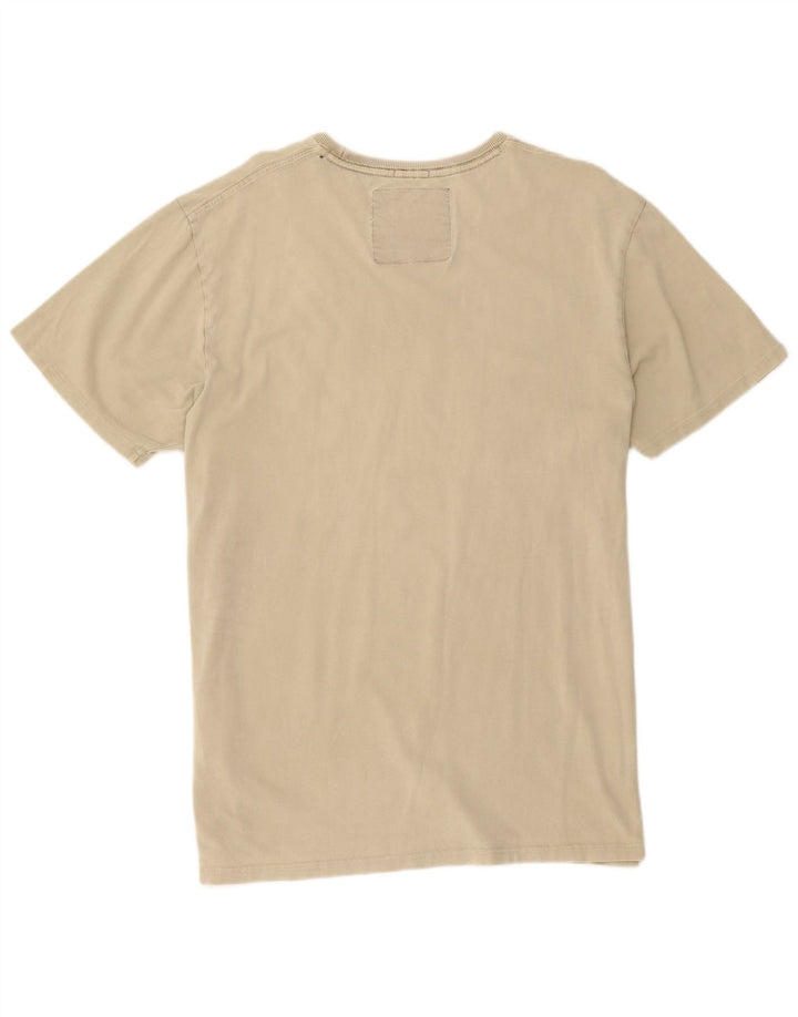 Superdry Mens Graphic T-Shirt Top 2XL Beige Cotton