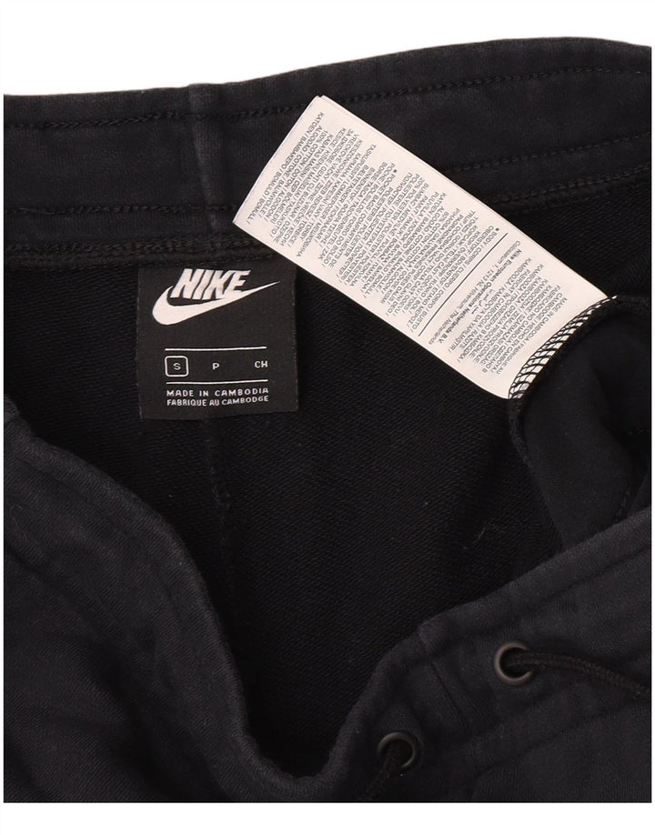 Nike Womens Sport Shorts UK 10 Small  Black Cotton
