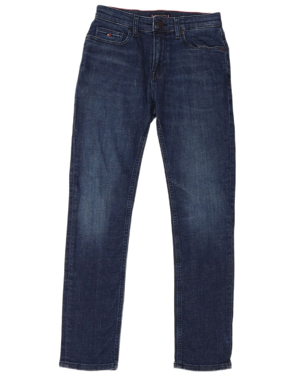 Tommy Hilfiger Boys Slim Jeans 11-12 Years W24 L26 Blue Cotton