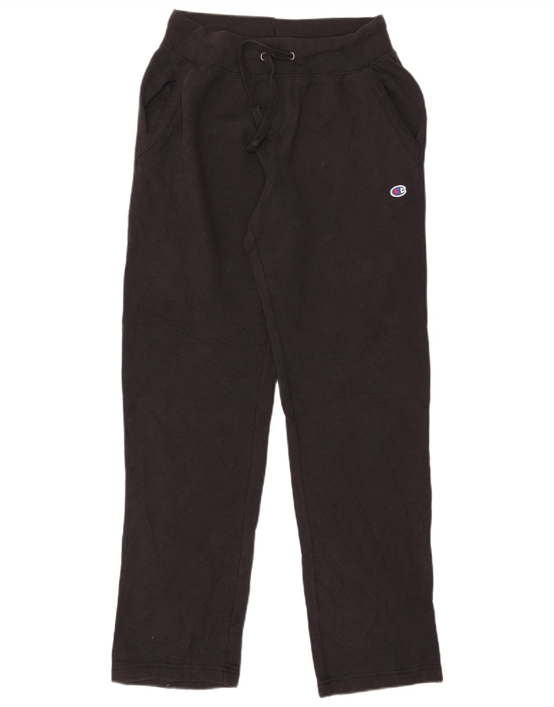 CHAMPION Womens Tracksuit Trousers UK 14 Medium  Black Polyester
