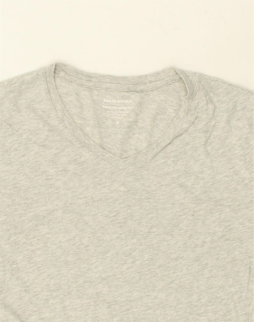 BANANA REPUBLIC Mens T-Shirt Top Medium Grey Cotton | Vintage Banana Republic | Thrift | Second-Hand Banana Republic | Used Clothing | Messina Hembry 