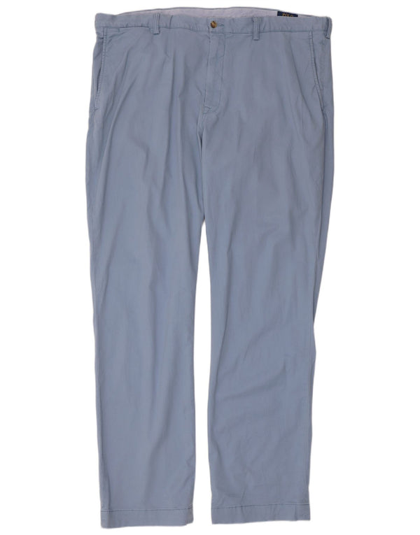 Polo Ralph Lauren Mens Classic Fit Chino Trousers W44 L36 Blue Cotton