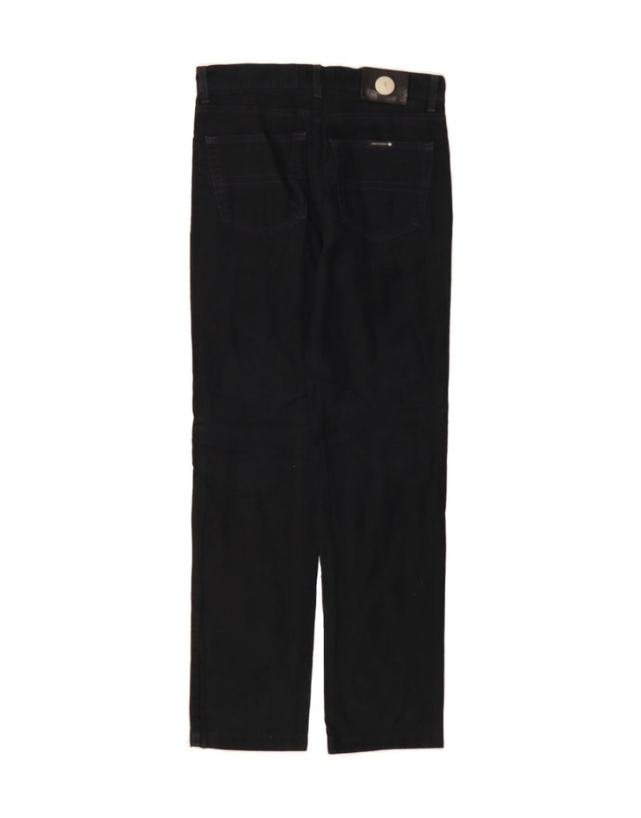 TRUSSARDI Mens Straight Jeans W29 L31 Black Cotton Vintage Trussardi and Second-Hand Trussardi from Messina Hembry 