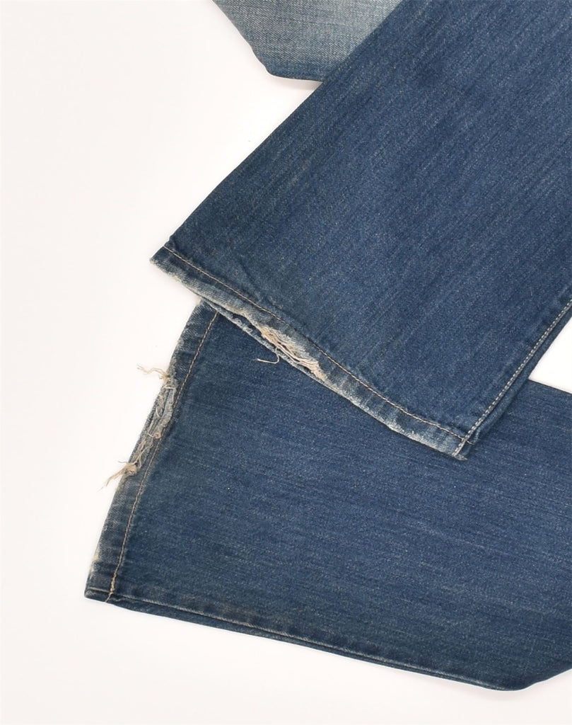 BENETTON Womens Bootcut Jeans IT 42 Medium W30 L35 Blue Cotton | Vintage Benetton | Thrift | Second-Hand Benetton | Used Clothing | Messina Hembry 