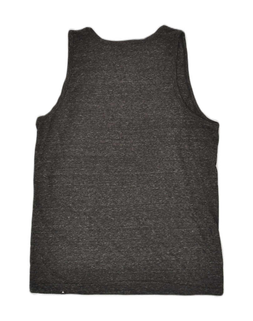 HURLEY Womens Premium Fit Graphic Vest Top UK 16 Large Grey Polyester | Vintage Hurley | Thrift | Second-Hand Hurley | Used Clothing | Messina Hembry 